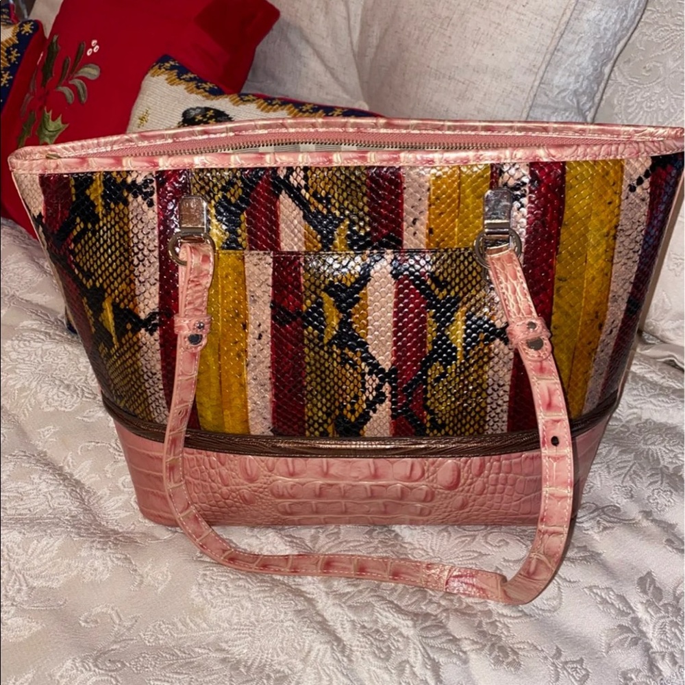 Brahmin Multicolored Tri-Textured Medium Asher - image 2